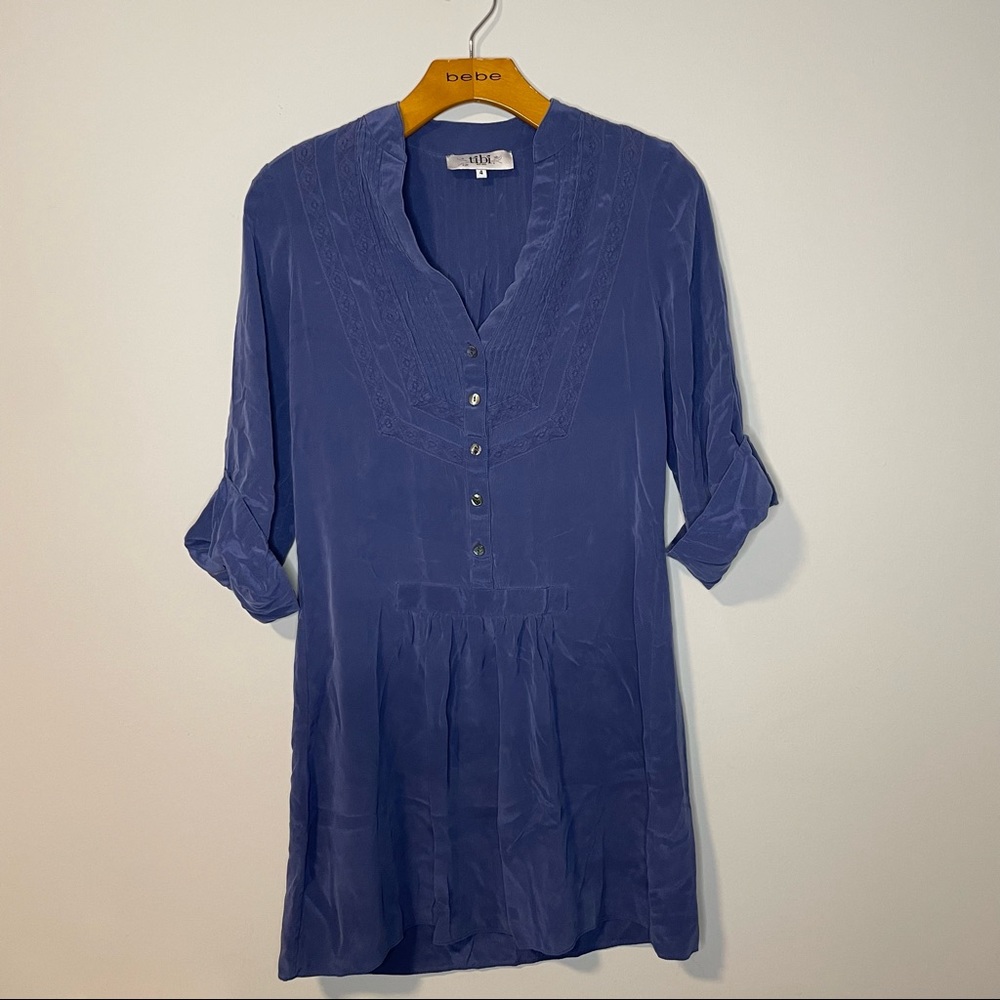 Tibi Silk Sheath Dress Size 4